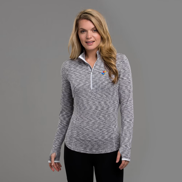 Zero Restriction KU Shae Zip Mock Neck Pullover