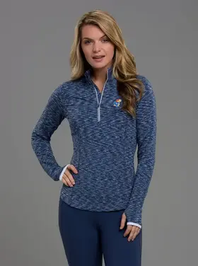 Zero Restriction KU Shae Zip Mock Neck Pullover