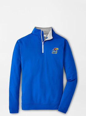 Peter Millar KU Jayhawk Perth Quarter-Zip