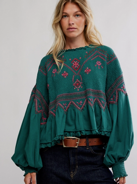 Free People Holly Knit Top
