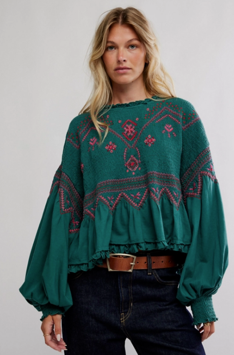 Free People Holly Knit Top