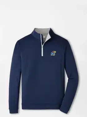 Peter Millar KU Jayhawk Perth Quarter-Zip