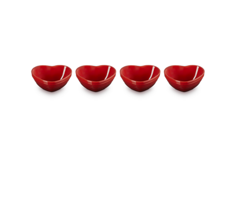 Le Creuset Heart Mini Pinch Bowls Set/4