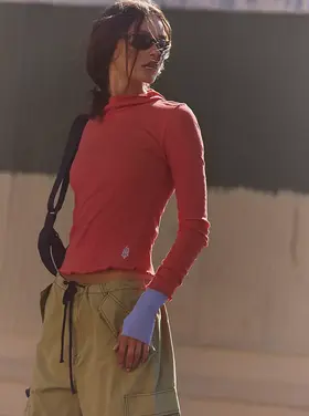 FP Movement Breathe Easy LS Hoodie Tee