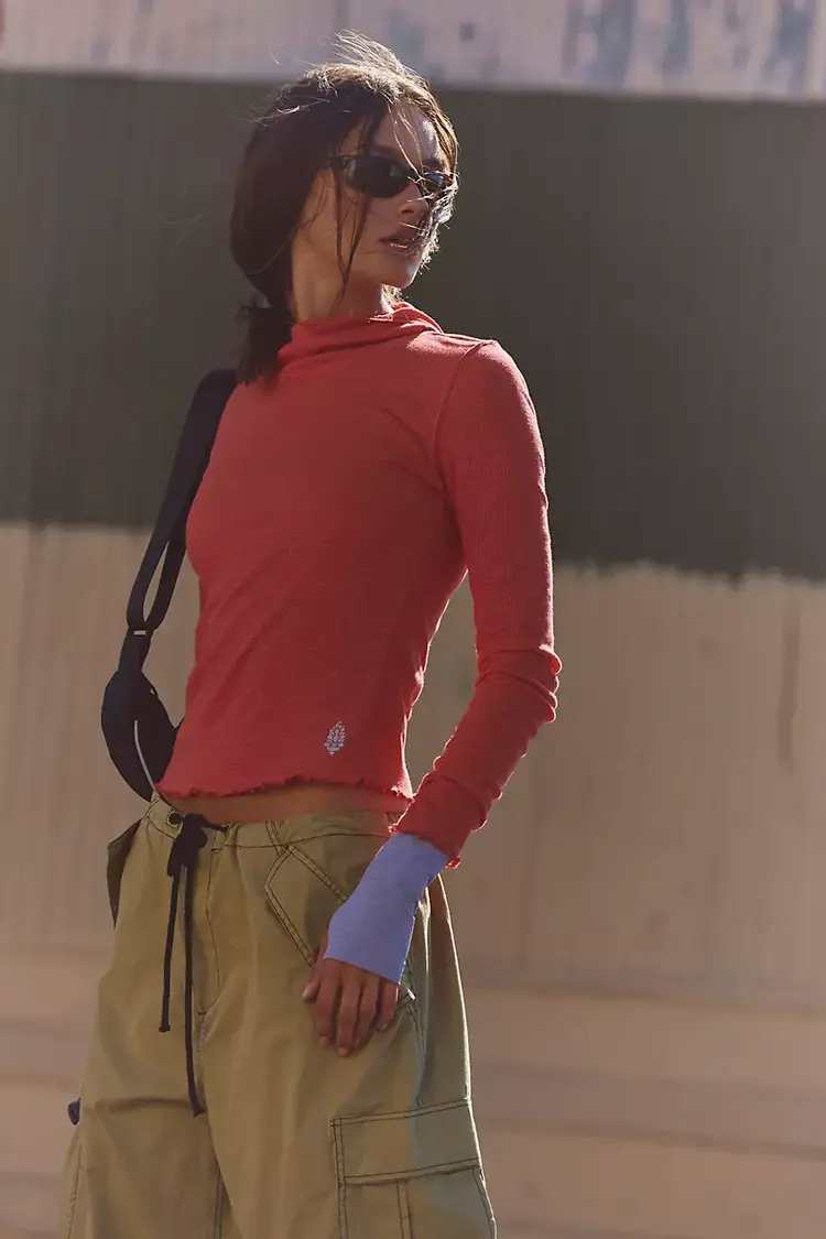 FP Movement Breathe Easy LS Hoodie Tee