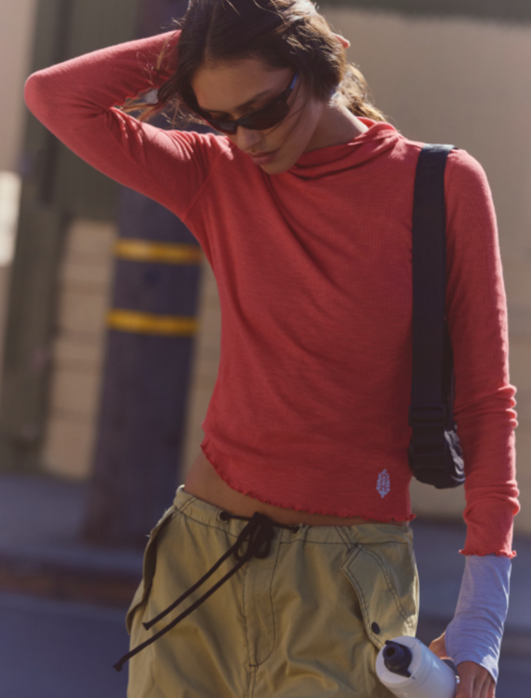 FP Movement Breathe Easy LS Hoodie Tee