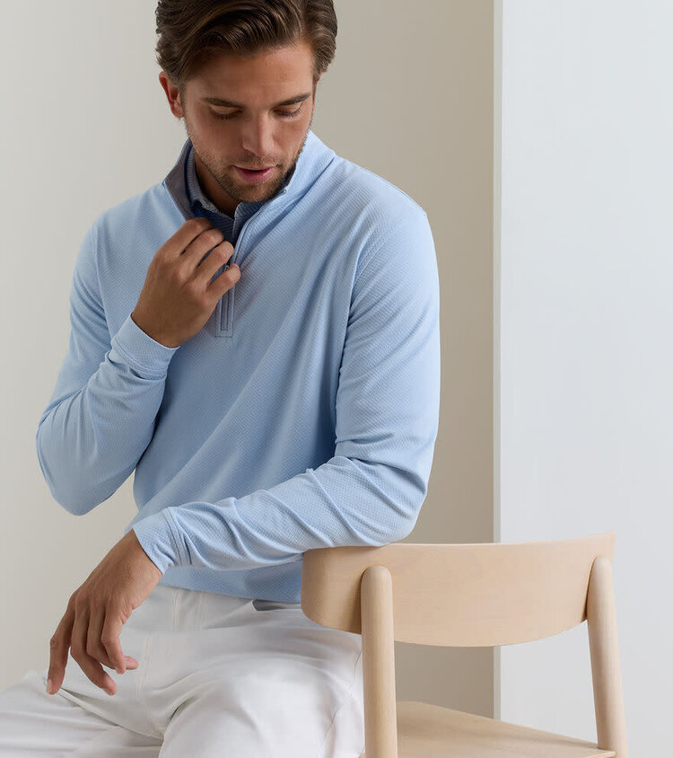 Peter Millar Perth Cross-Hatch 1/4 Zip