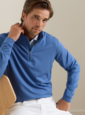 Peter Millar Perth Cross-Hatch 1/4 Zip