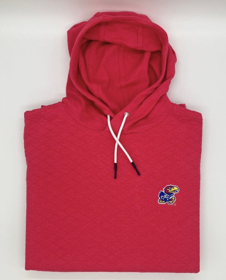 Jayhawk Quilted Andy Hoodie