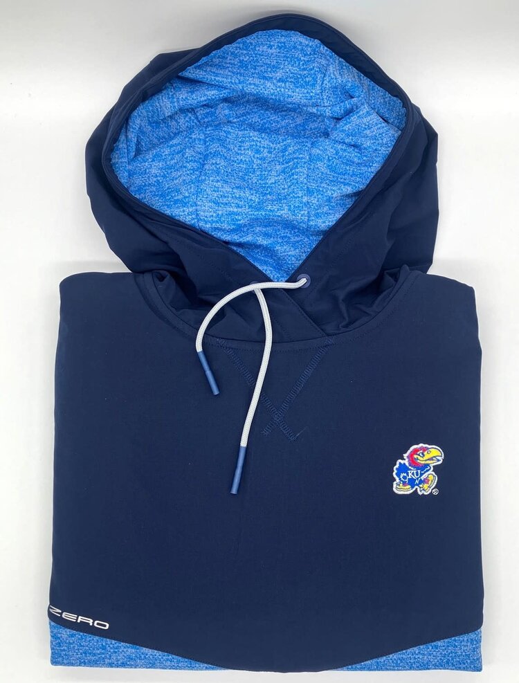 Zero Restriction KU Jayhawk Tyson Colorblock Hoodie