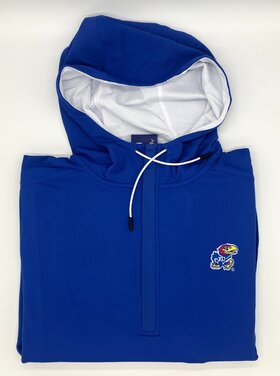 KU Jayhawk Half Zip Cool Hoodie
