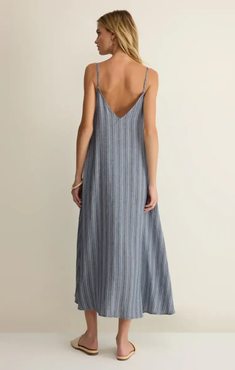Sandcomber Striped Midi Dress