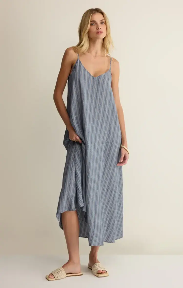 Sandcomber Striped Midi Dress