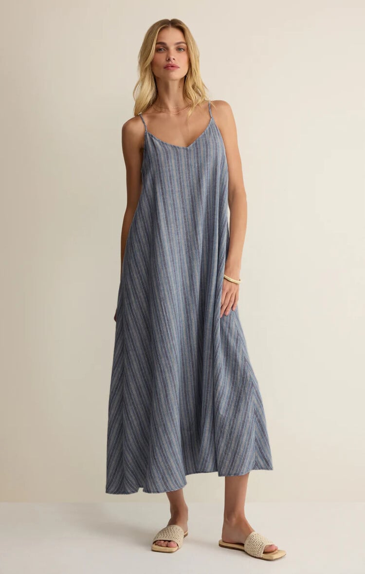 Sandcomber Striped Midi Dress