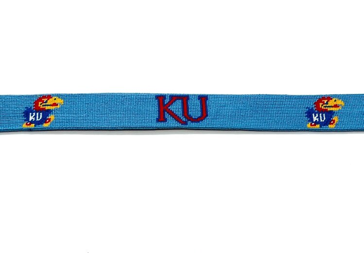 Smathers & Branson Jayhawk & KU Logo Belt