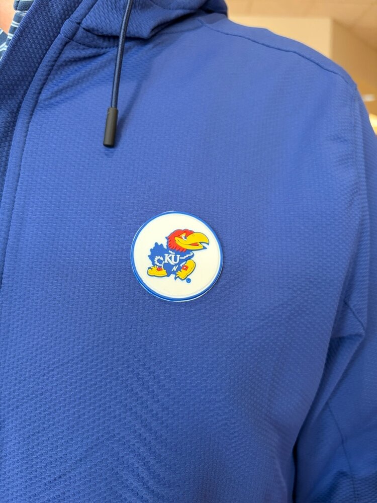 KU White Patch Cool Hoodie