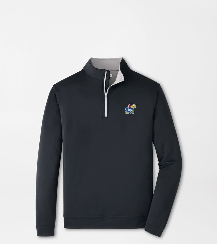 Peter Millar KU Jayhawk Perth Quarter-Zip