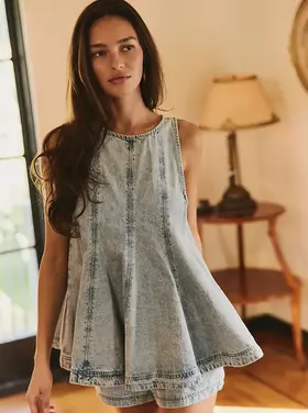 Free People Cassius Denim Set