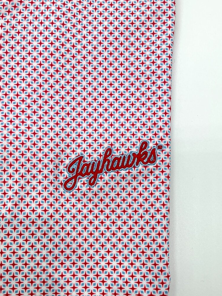 Horn Legend KU Jayhawk Stars Polo