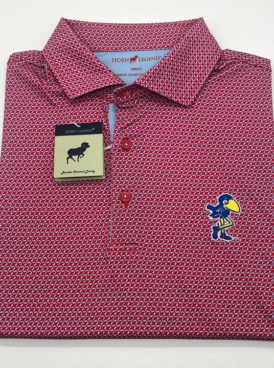 ku dress shirt Cutter and Buck Kansas Jayhawks Mens Black Alumni Skyline Long Sleeve Dress  Shirt