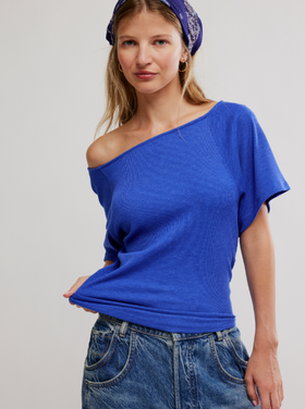 Free People Lucy Off the Shoulder Tee