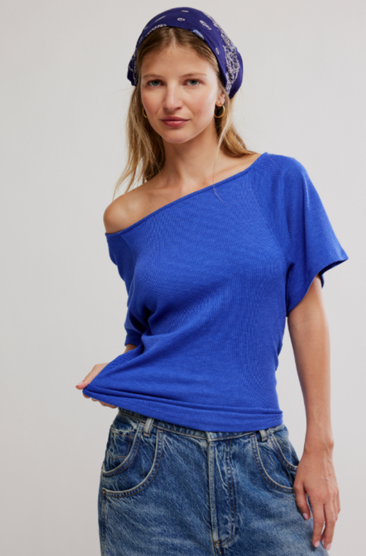 Free People Lucy Off the Shoulder Tee