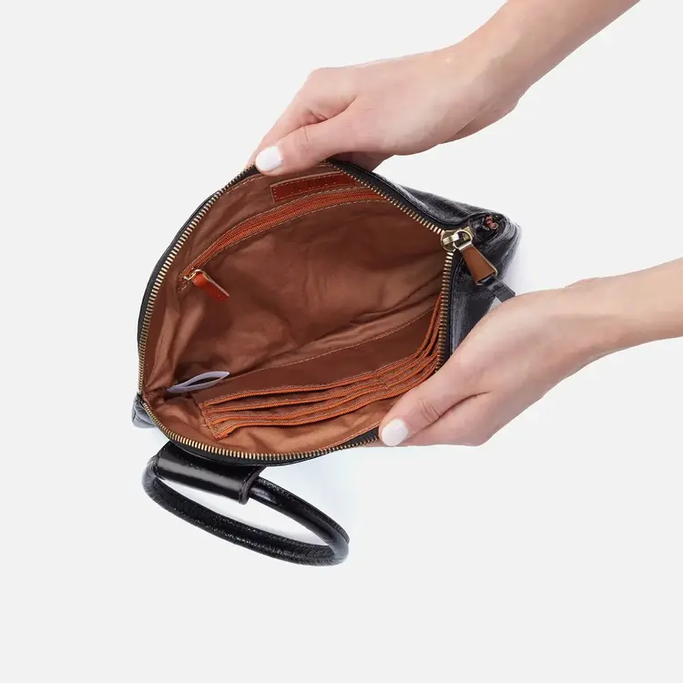 Hobo Sable Polished Wristlet