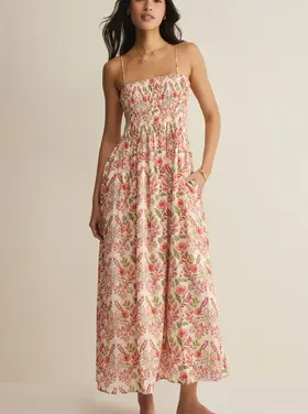 Cornelia Ami Floral Midi Dress
