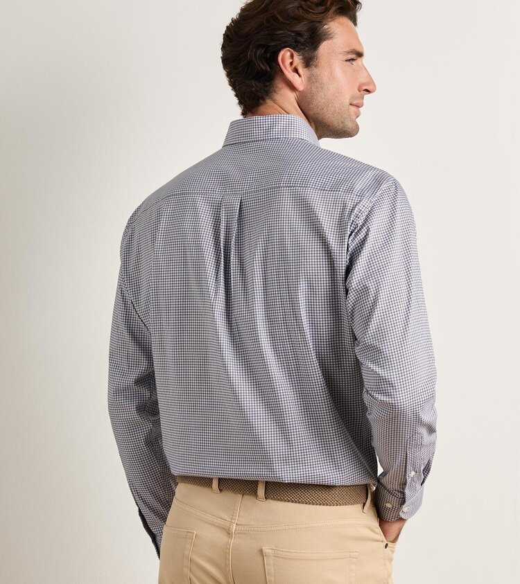 Peter Millar Gregory Crown Lite Cotton-Stretch Sport Shirt Sawgrass