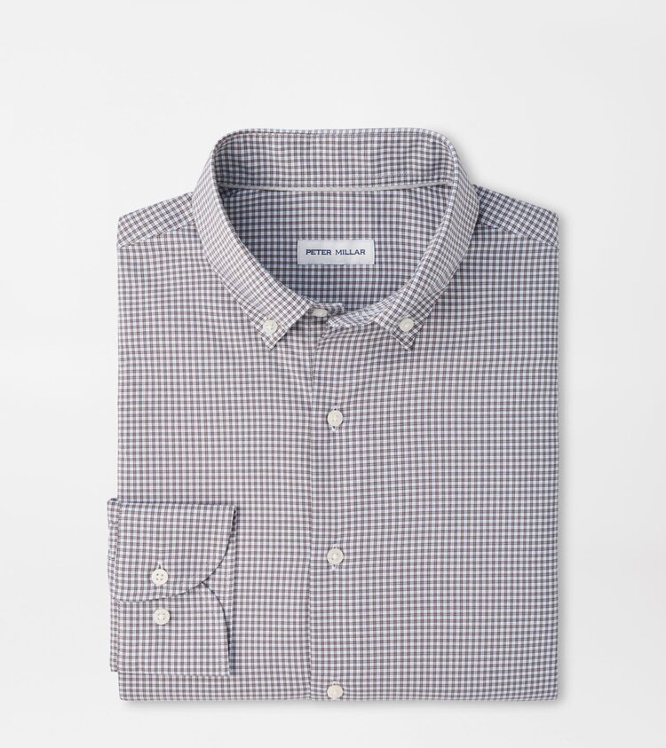 Peter Millar Gregory Crown Lite Cotton-Stretch Sport Shirt Sawgrass