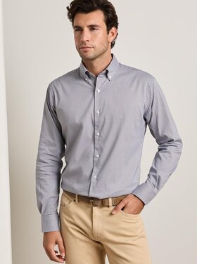 Peter Millar Gregory Crown Lite Cotton-Stretch Sport Shirt Sawgrass