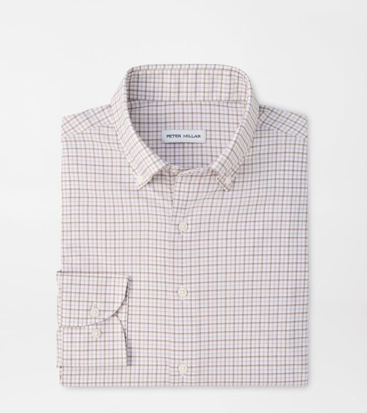 Peter Millar Axel Performance Twill Sport Shirt Sawgrass