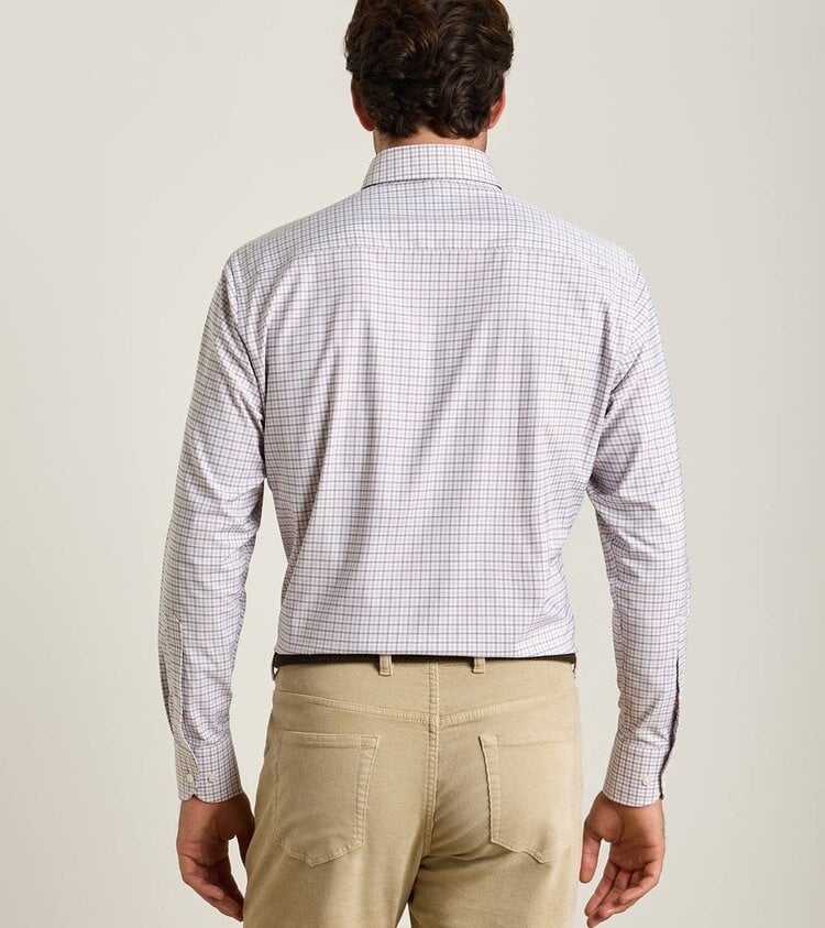 Peter Millar Axel Performance Twill Sport Shirt Sawgrass