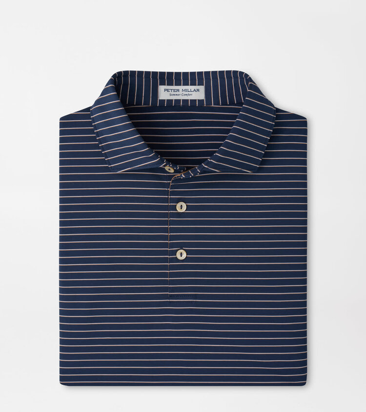 Peter Millar Oaks Performance Jersey Polo Navy
