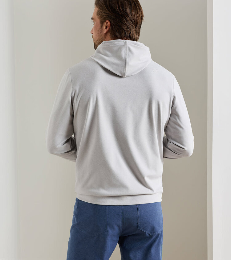Peter Millar Ardent Air Performance Hoodie British Grey