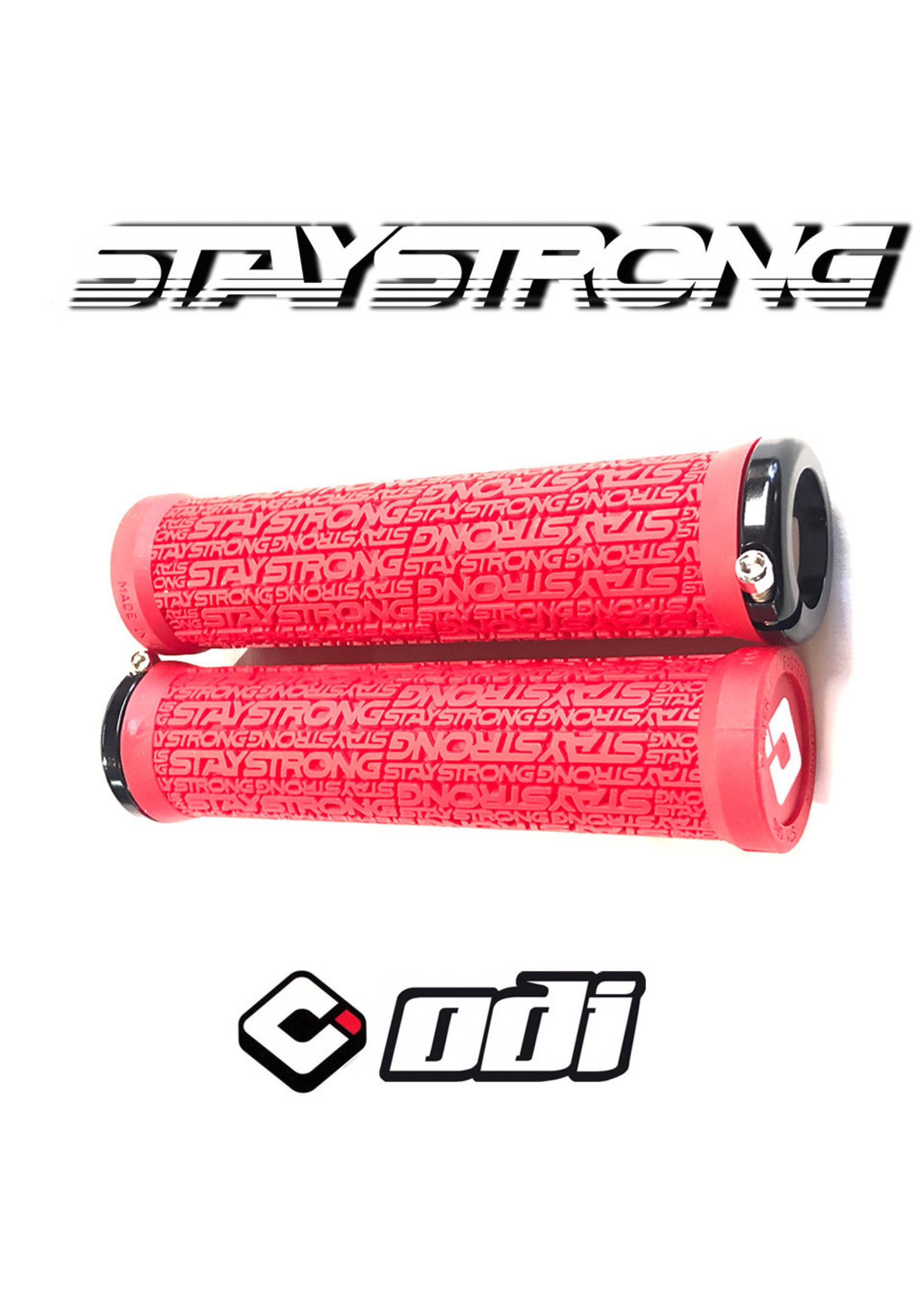 STAY STRONG REACTIV V2.1 LOCK-ON GRIPS – ODI