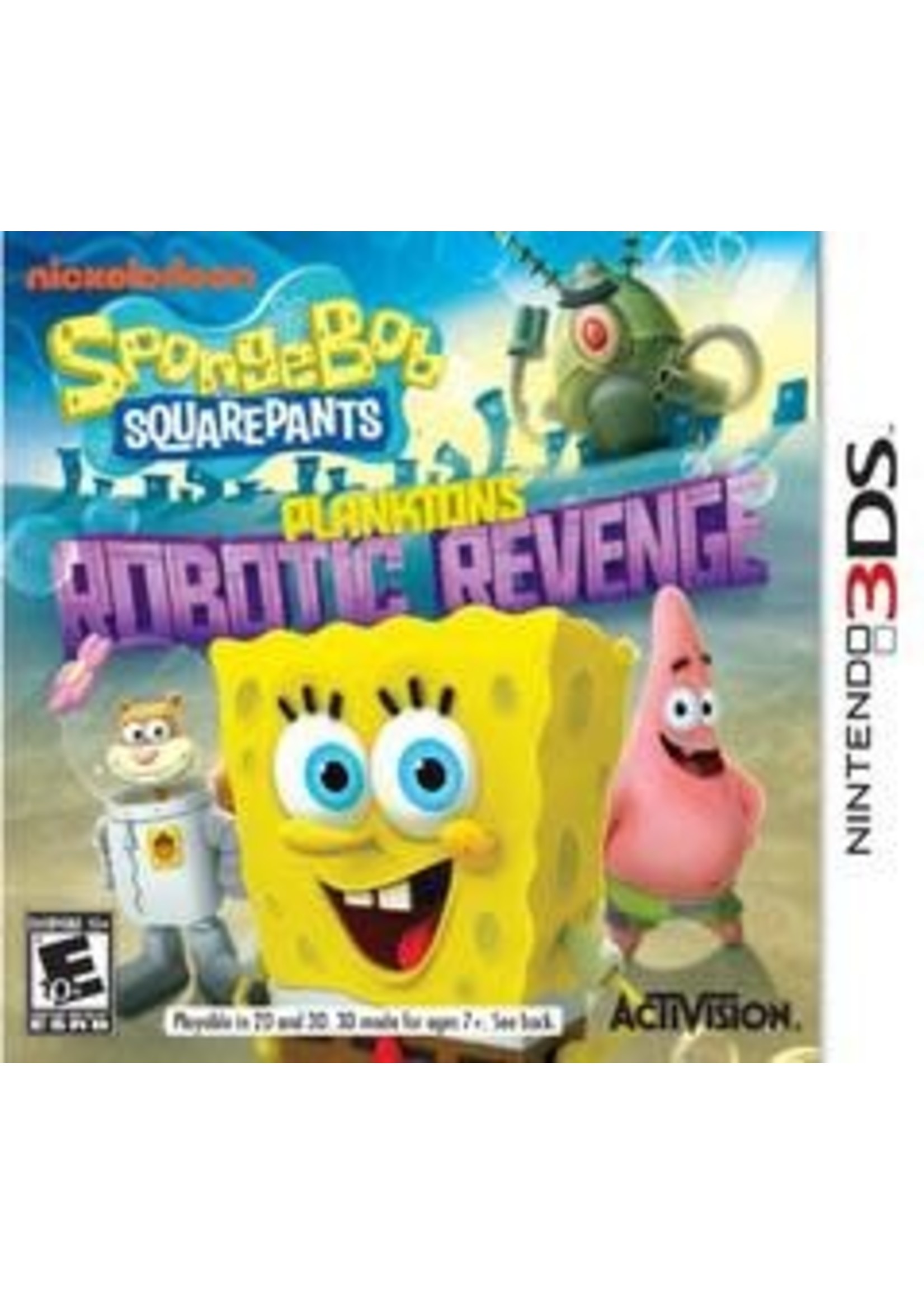 SpongeBob SquarePants: Plankton's Robotic Revenge 3DS (USAGÉ)