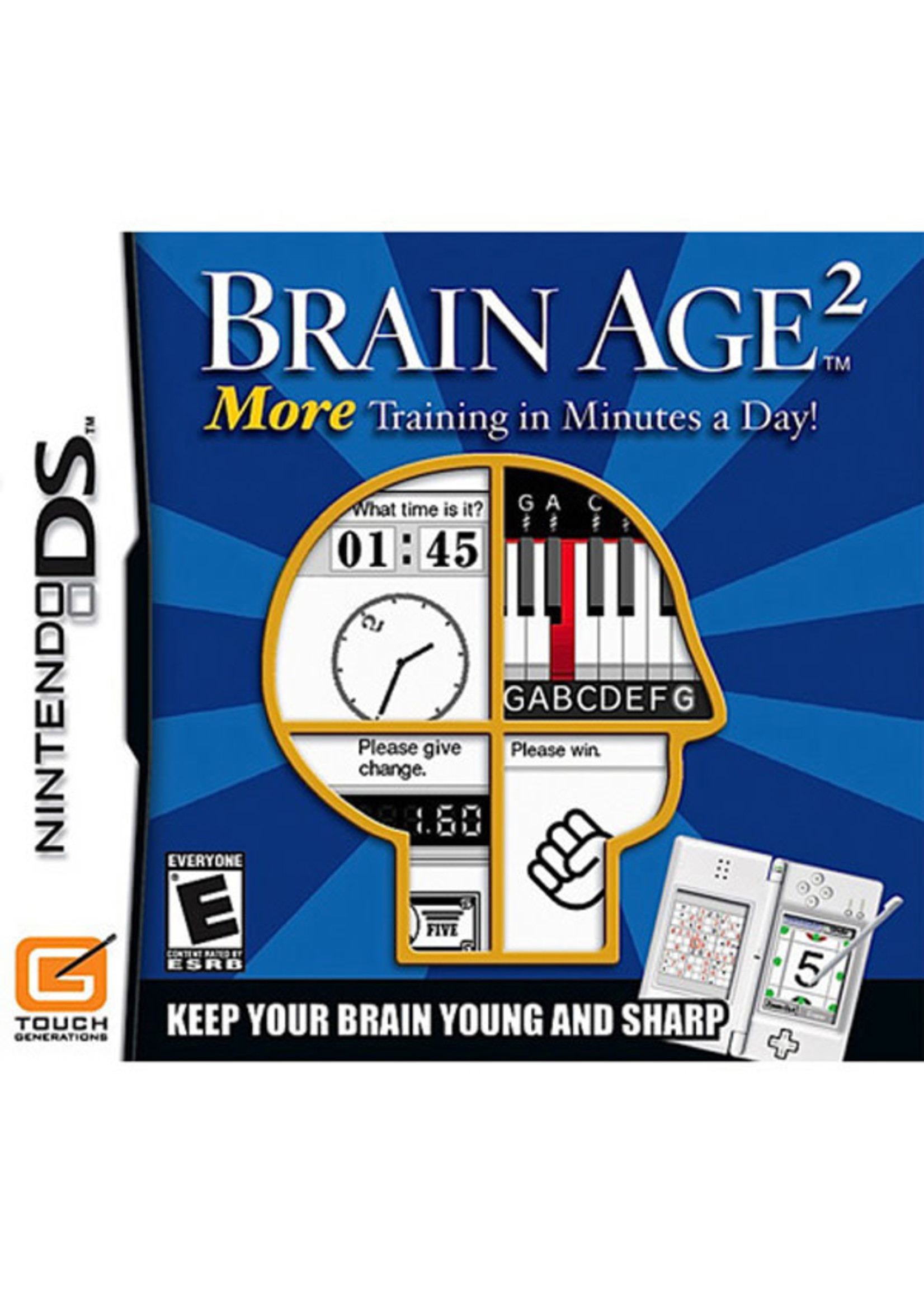 BRAIN AGE 2: MORE TRAINING IN MINUTES A DAY DS (USAGÉ)