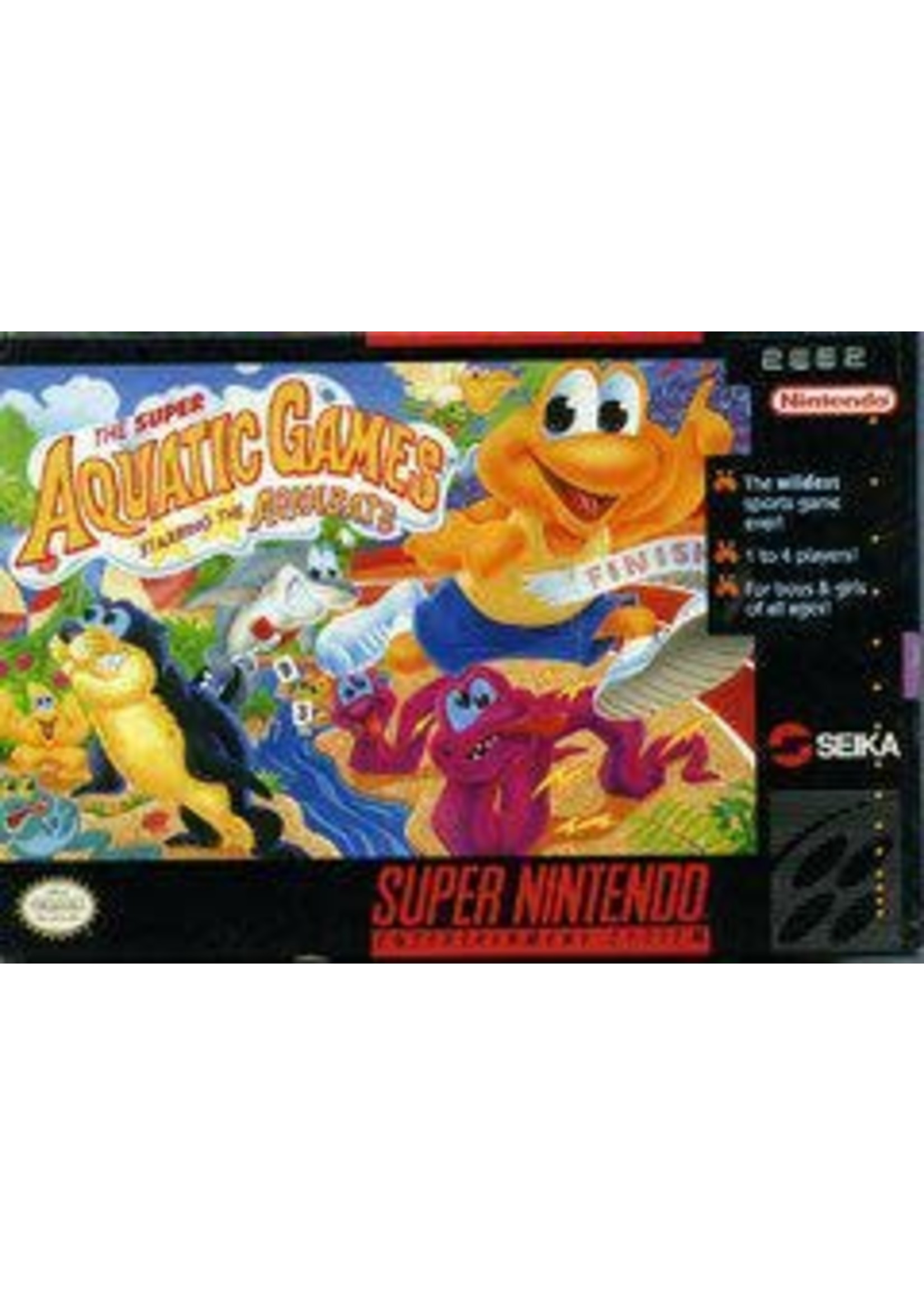 Super Aquatic Games Super Nintendo CART ONLY