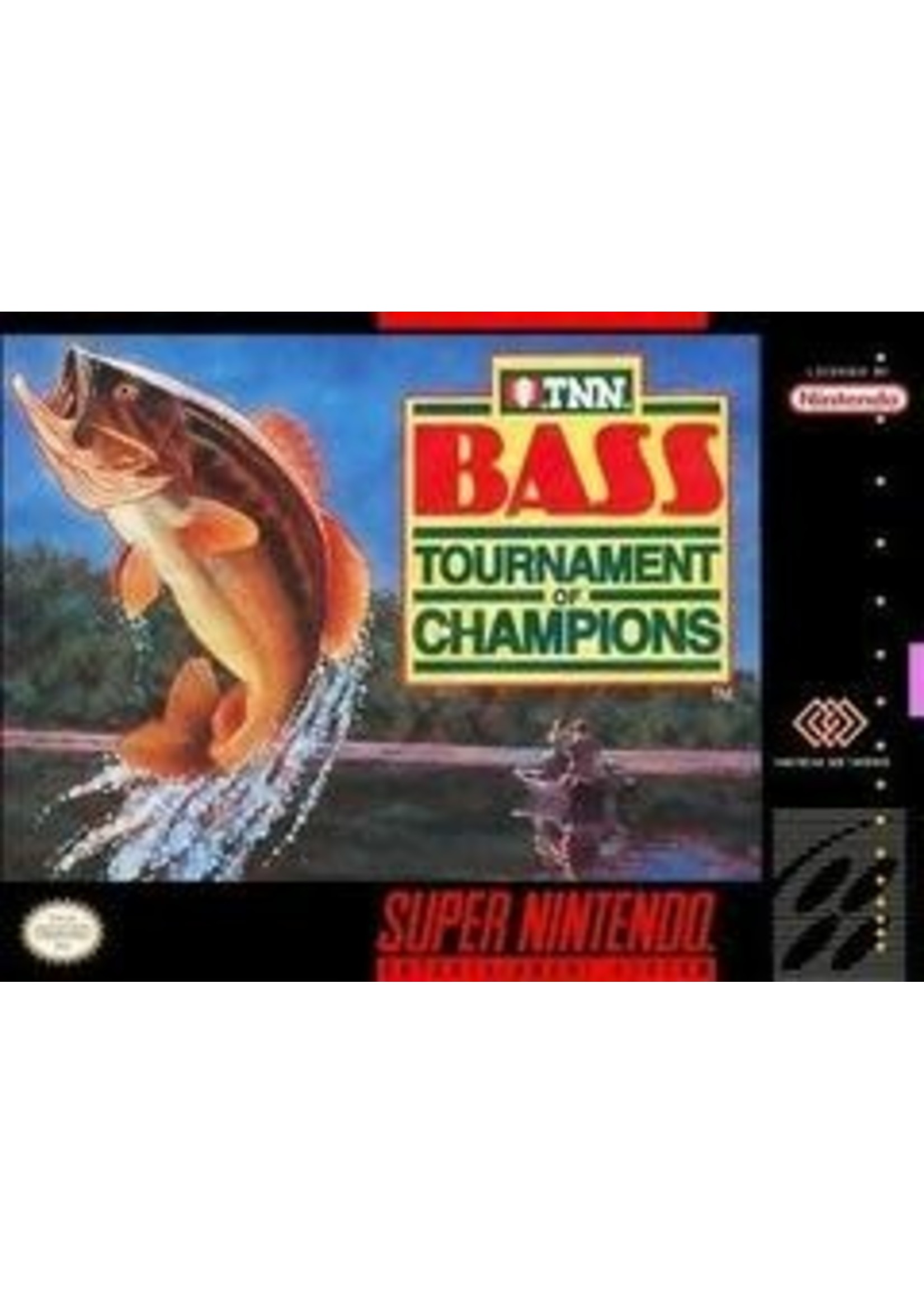 TNN Bass Tournament Of Champions Super Nintendo CARTE ONLY