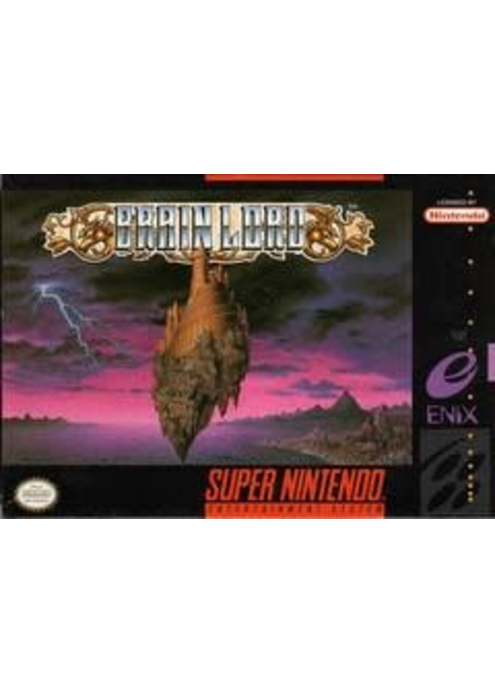 Brain Lord Super Nintendo CART ONLY