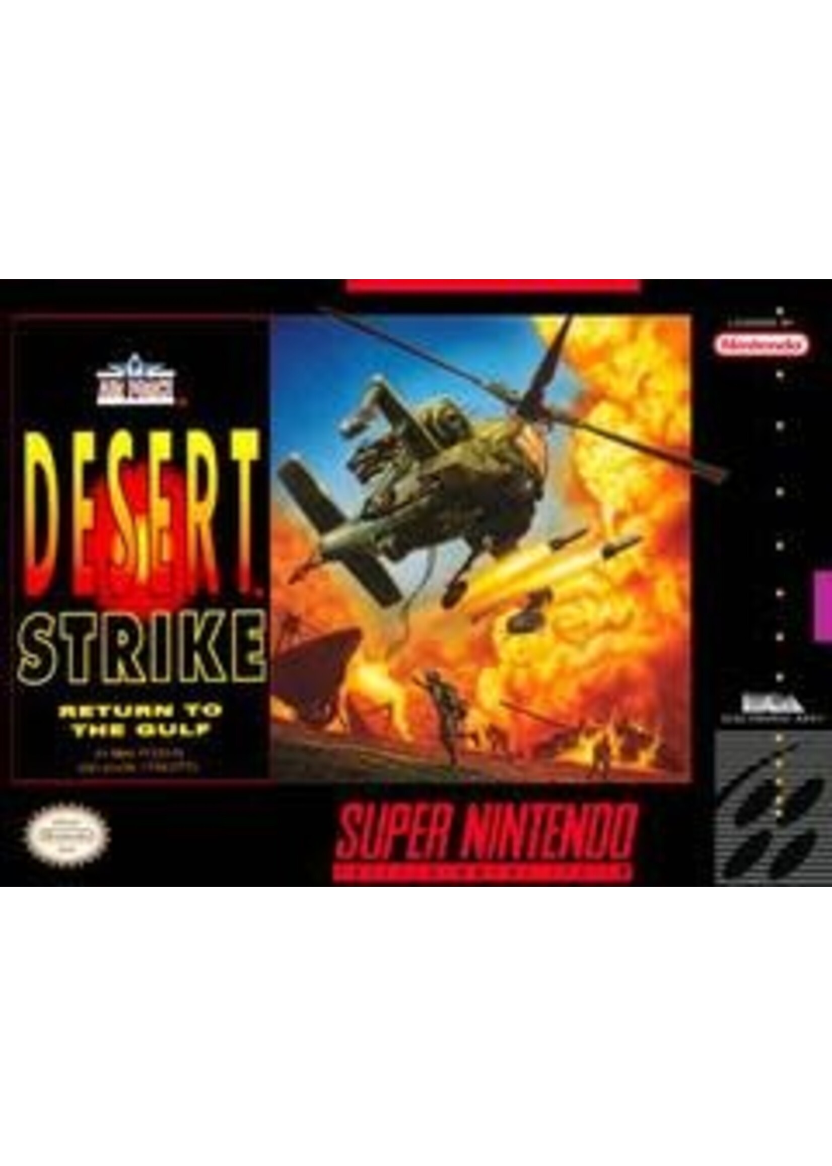 Desert Strike Return To The Gulf Super Nintendo CART ONLY