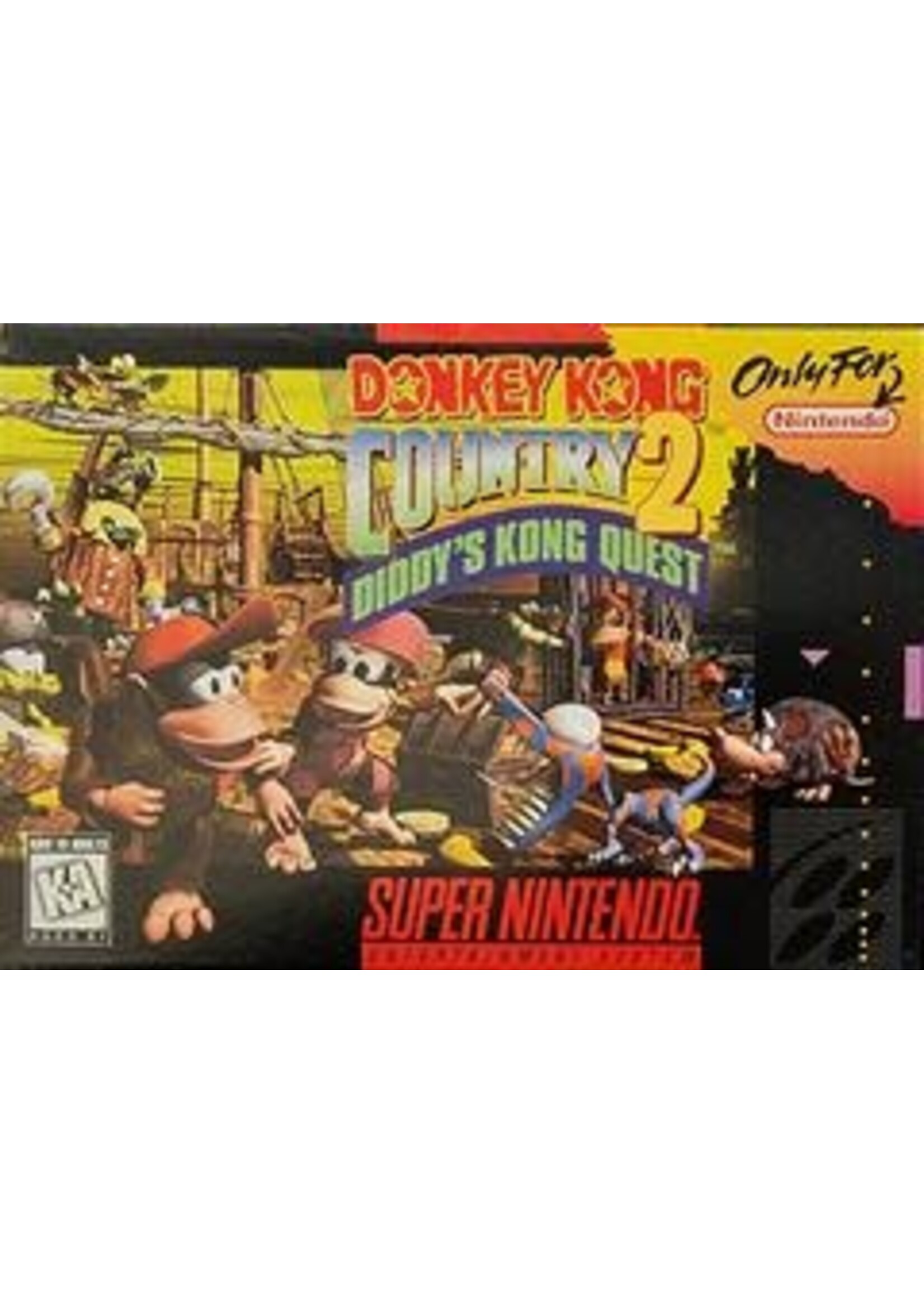 Donkey Kong Country 2 Super Nintendo COMPLET IN BOX