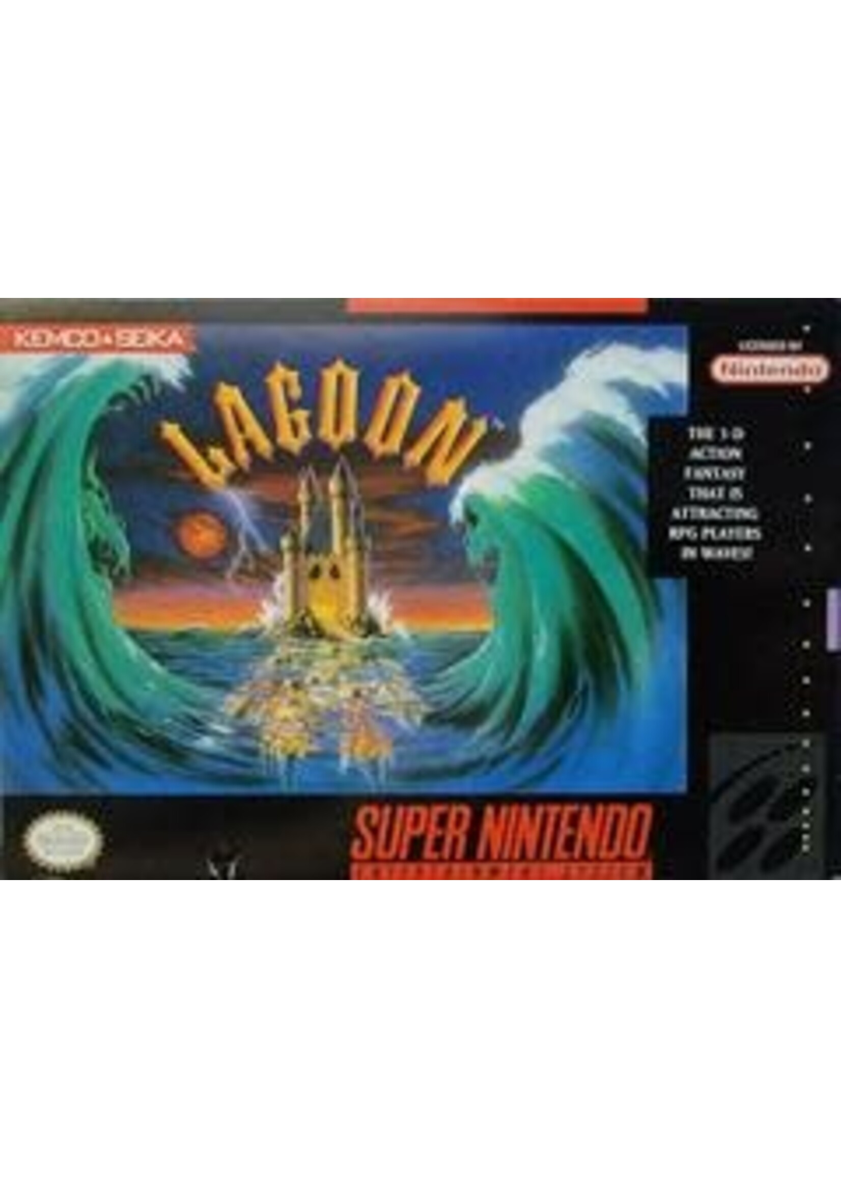 Lagoon Super Nintendo COMPLET IN BOX