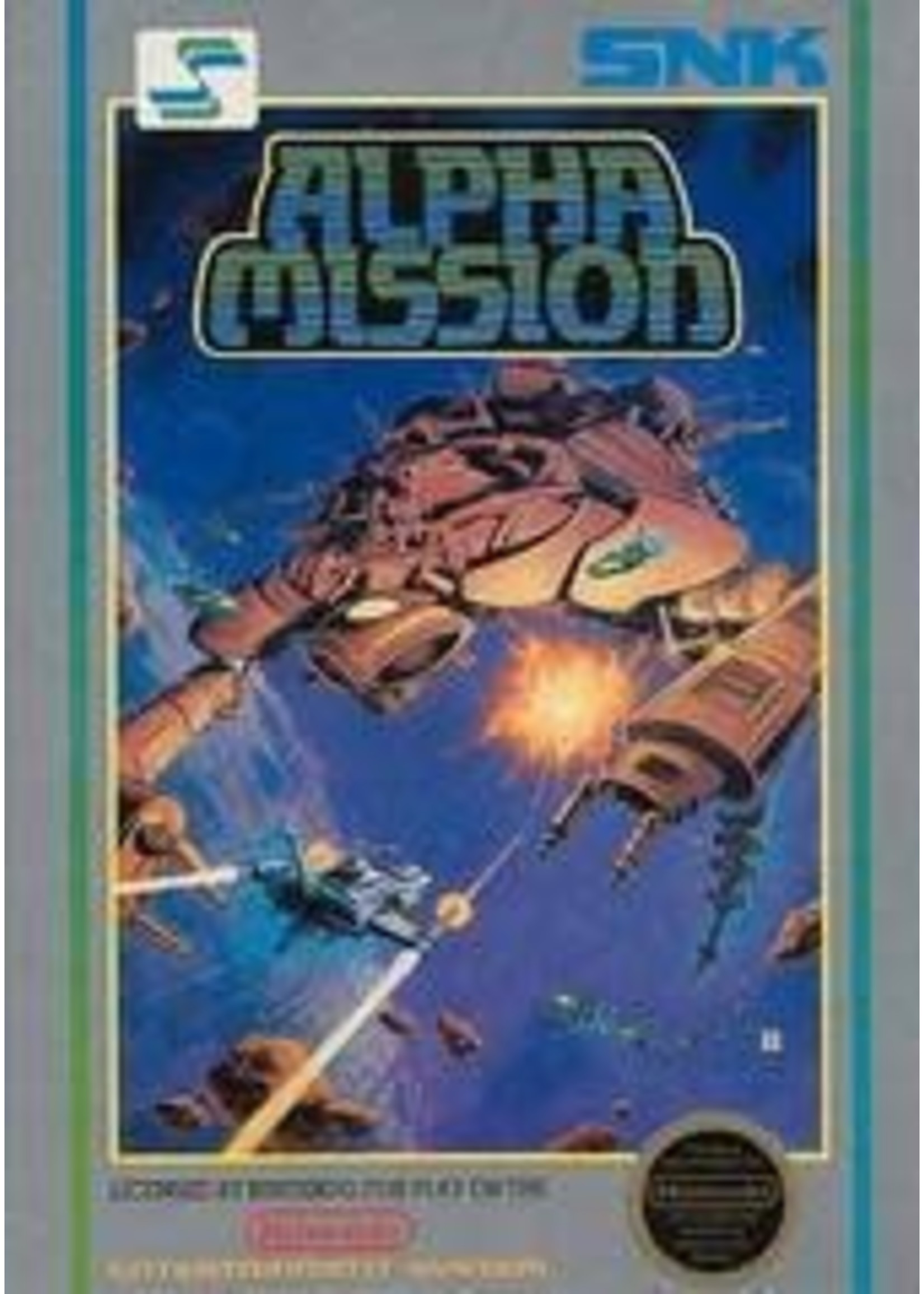 Alpha Mission NES CART ONLY
