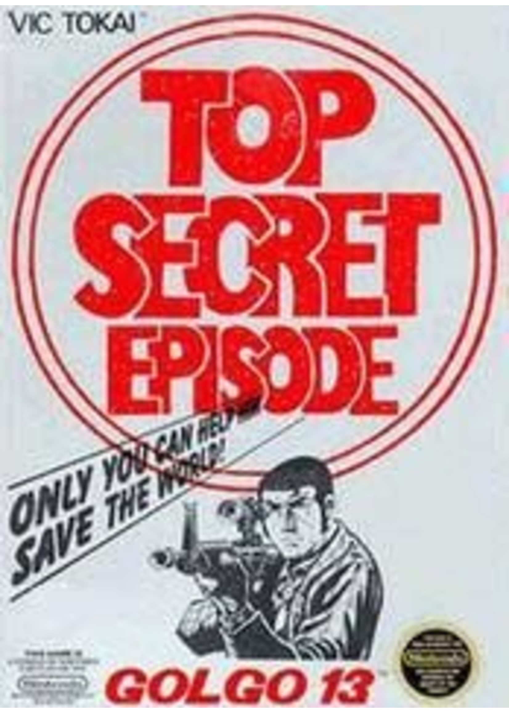 Golgo 13 Top Secret Episode NES CART ONLY