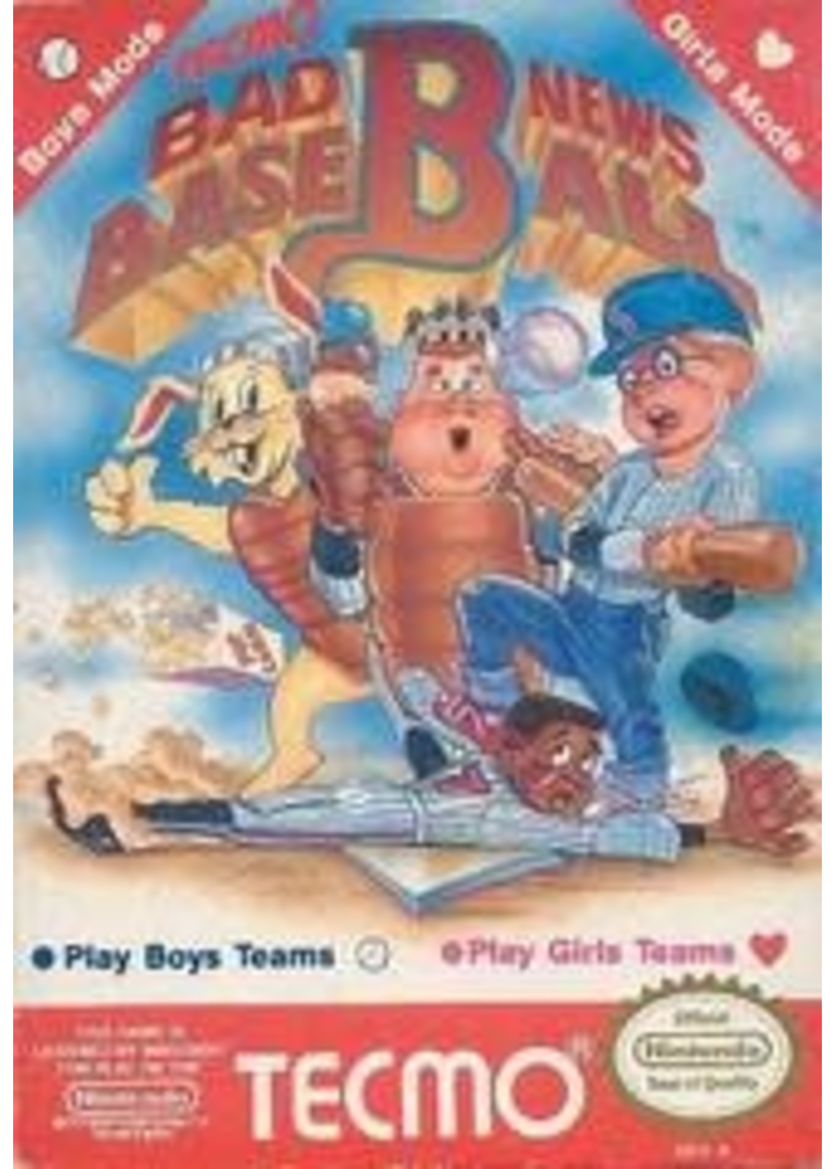 Bad News Baseball NES CART ONLY