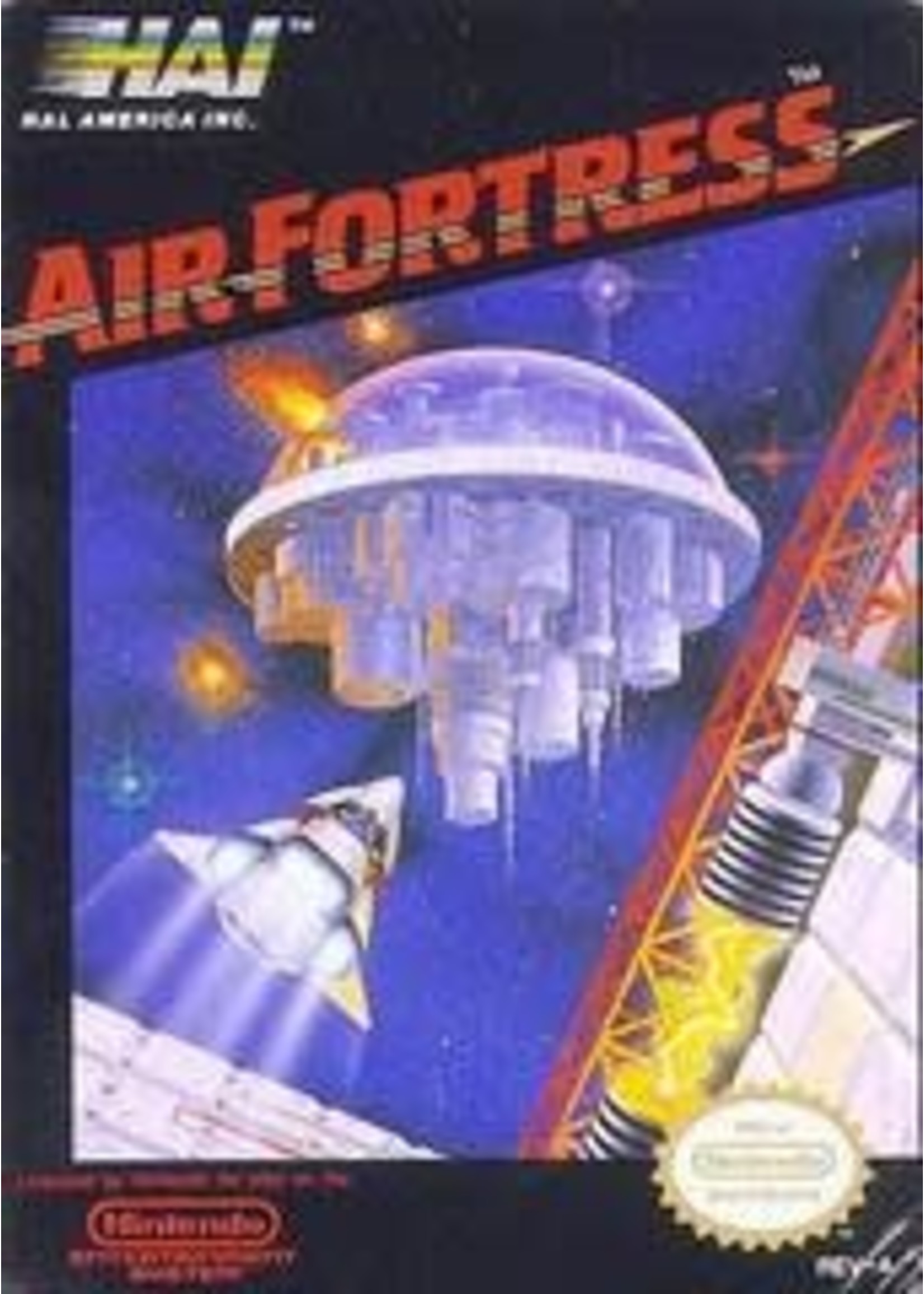 Air Fortress NES CART ONLY LABLE SCRATCH