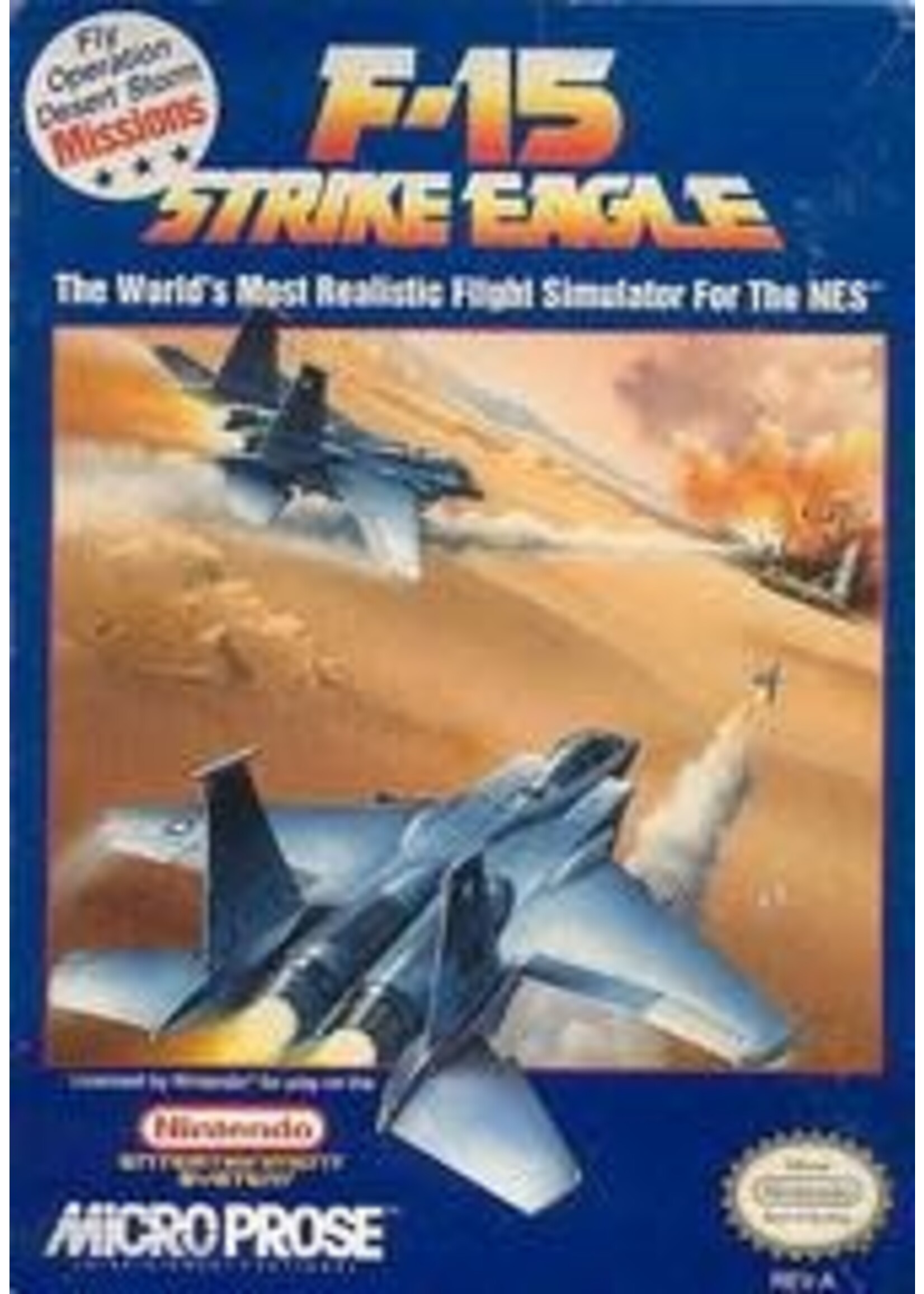 F-15 Strike Eagle NES CART ONLY