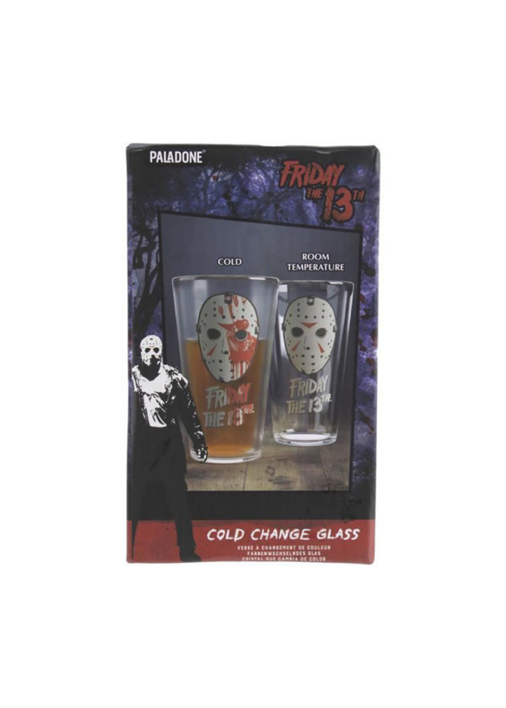 Friday the 13th Jason Mask Cold Change Decal Glass